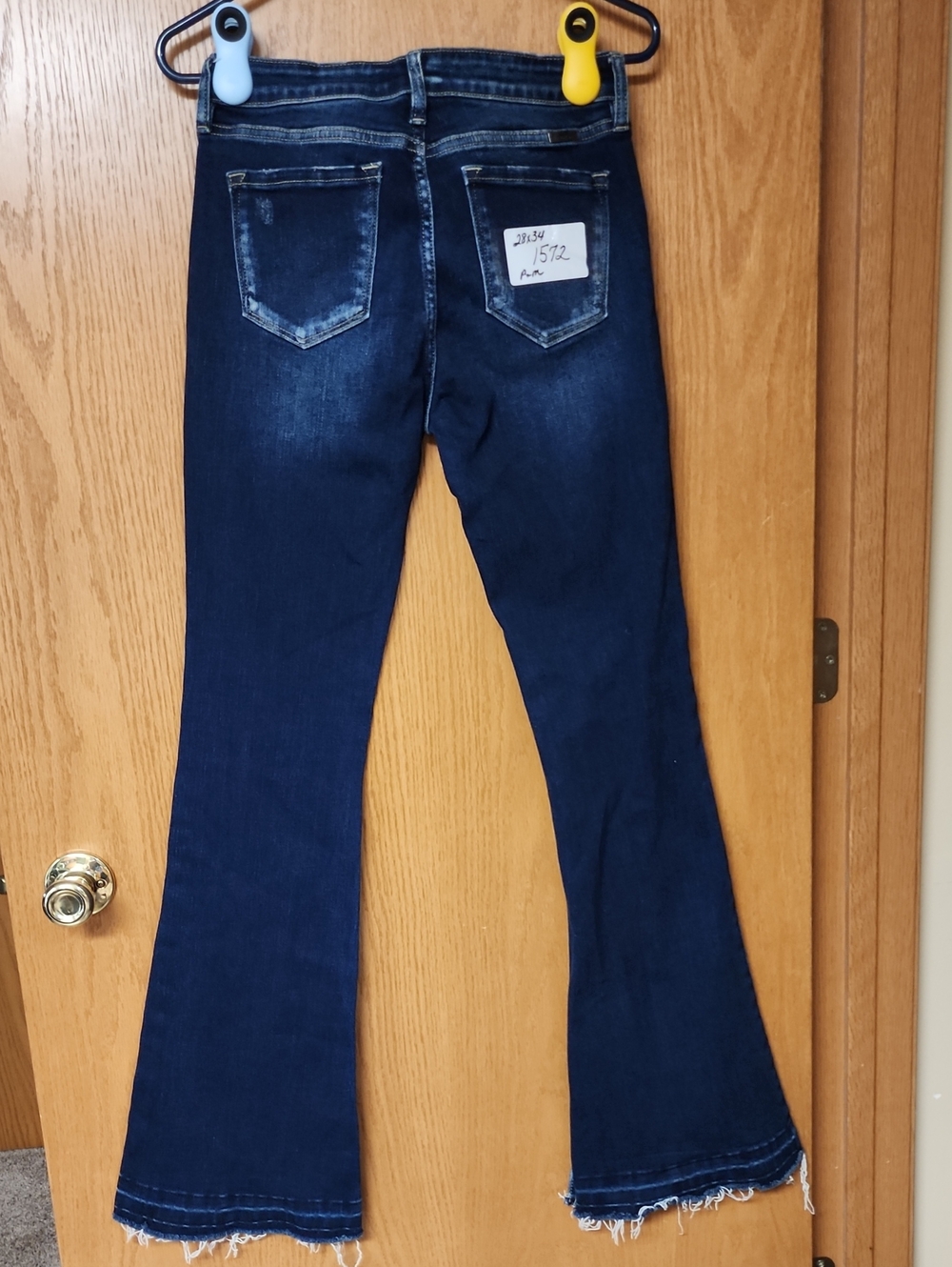 Kancan Maurices Women’s Dark Blue Flare Jeans 28x34 number 1572